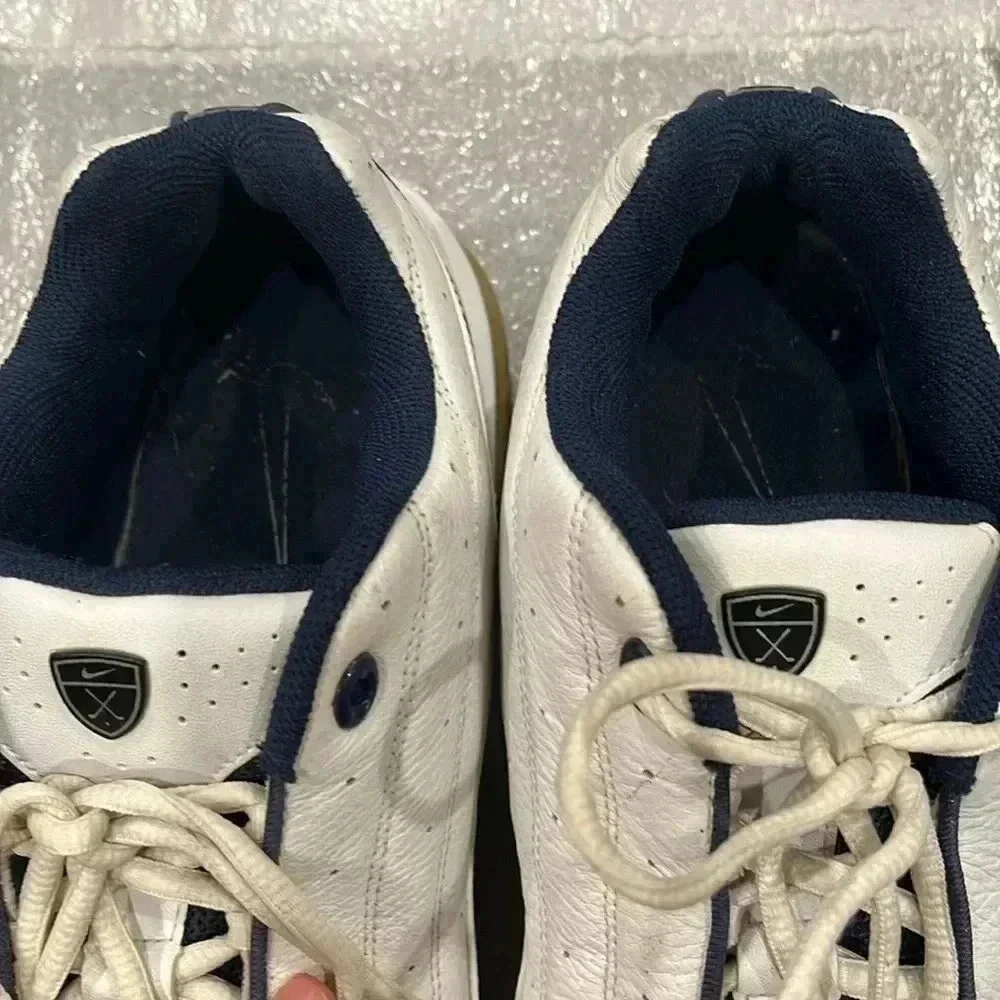 [11W]Nike White Leather Max  Air Golf Sneaker- Men - Picture 6 of 8